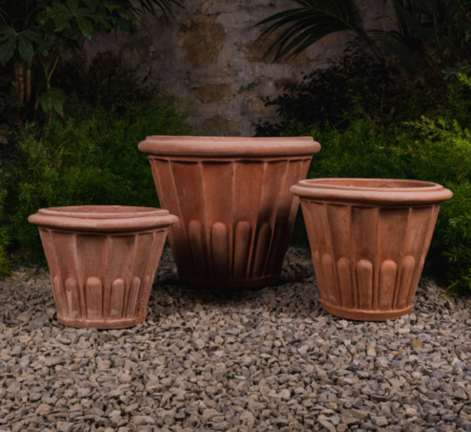 FESTOONED ORCETTO TERRACOTTA POT